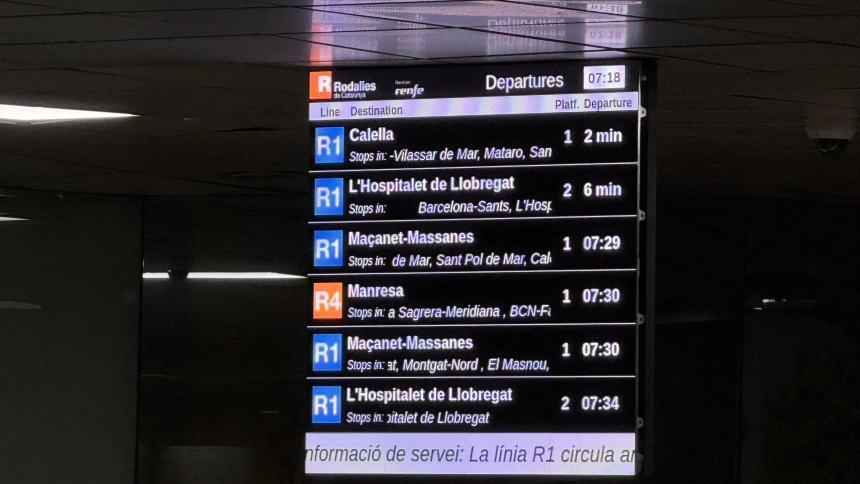 Alicia es una usuaria de Rodalies. Su jefe le ha dicho que la puede despedir por no ir a trabajar estos dos días.