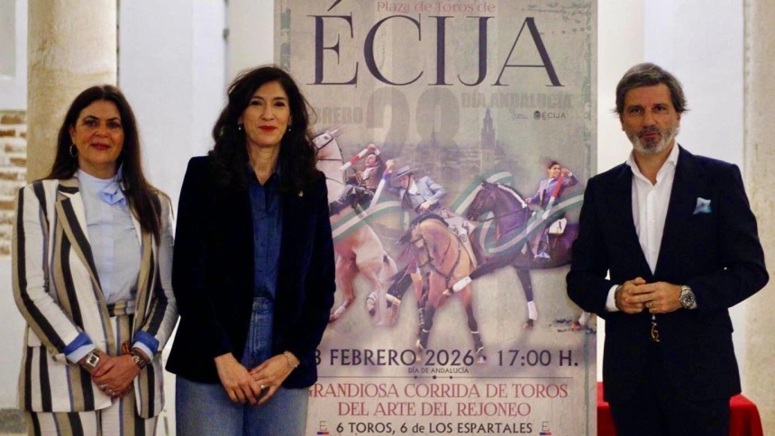 Presentación del festejo de rejones de Écija (Sevilla)