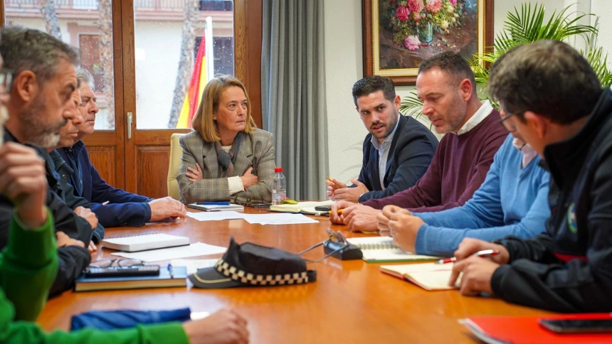 Motril activa el plan de emergencia ante el fuerte temporal de la borrasca Josep