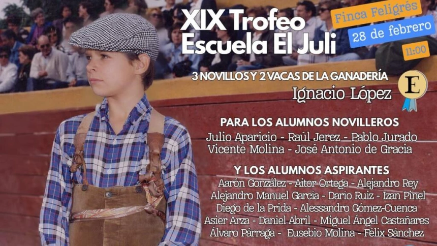 XIX Trofeo Escuela de Tauromaquia Julián López El Juli.