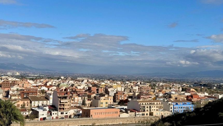 Panorámica de Puerto Lumbreras desde su castillo