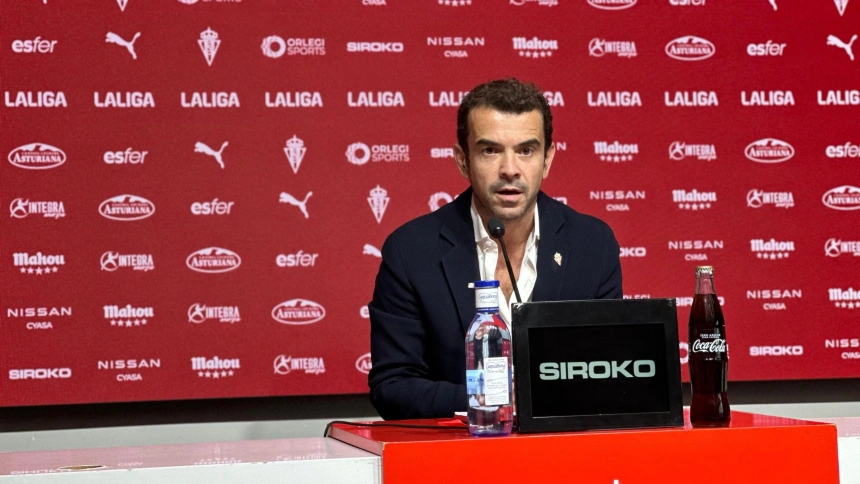 José Riestra, presidente del Sporting de Gijón