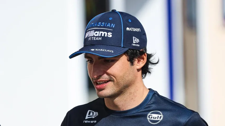 Carlos Sainz en el circuito de Baréin