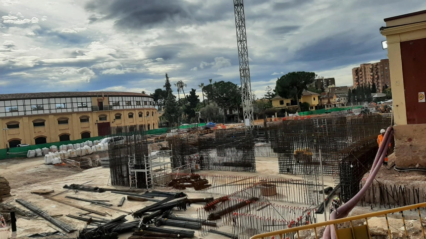 Obras de soterramiento del Ave y de construcción de la nueva estación de trenes junto a la estación histórica de Sutullena