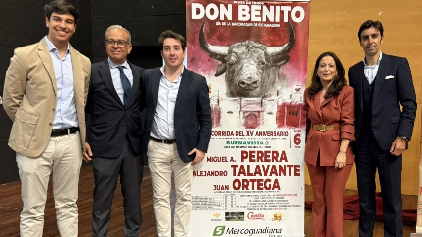 Presentación de la corrida de toros de Don Benito (Badajoz)