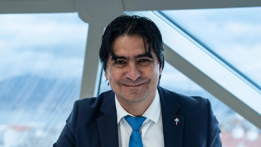 Marco Garcés es el director de fútbol del Celta