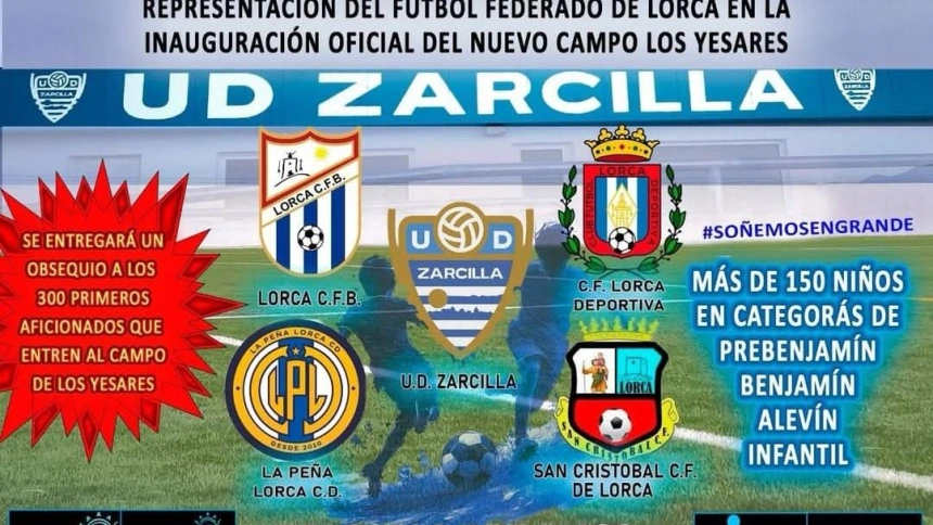 Cartel Torneo Fútbol Base "Los Yesares"