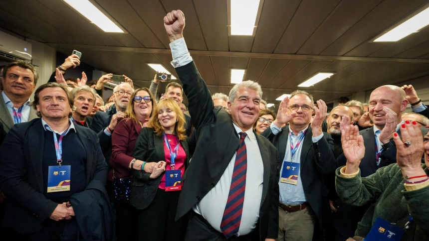 Joan Laporta, reelegido presidente del Barcelona