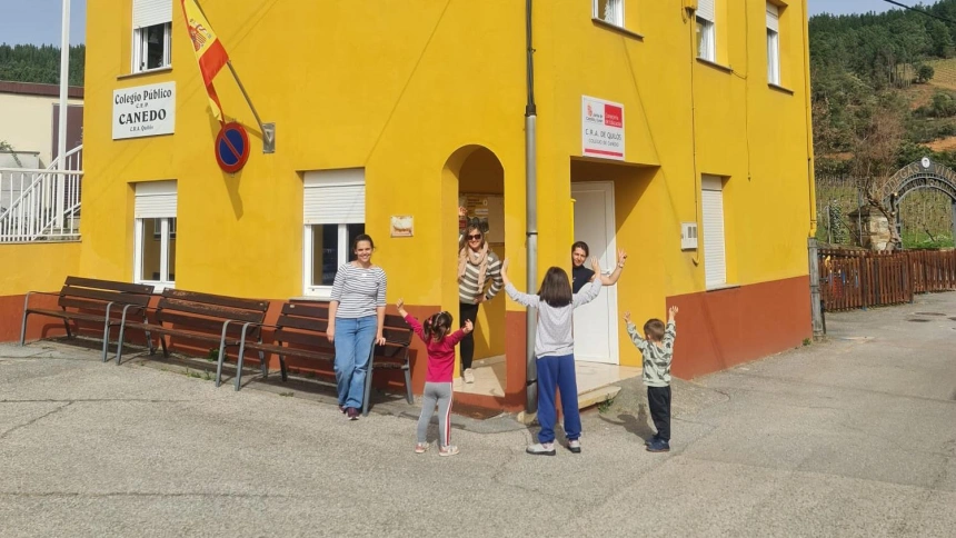 La cuenta atrás de Canedo: el pueblo de León que busca una familia para no dejar morir su colegio