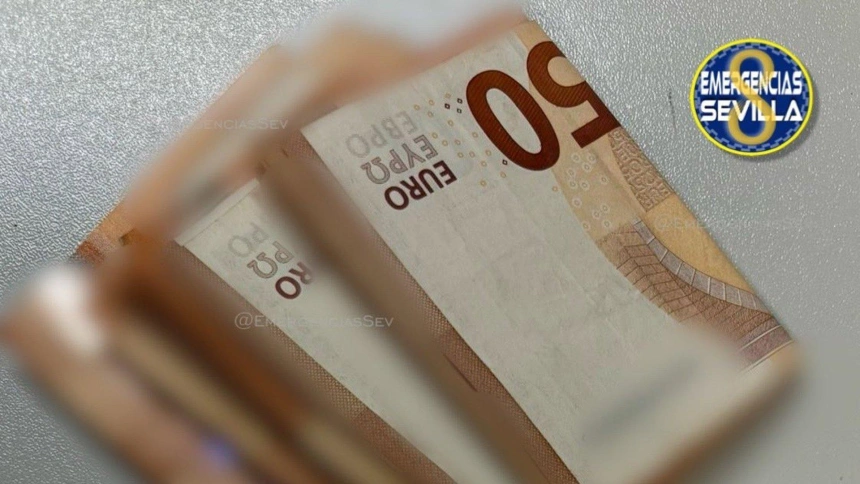 Dinero intervenido por la Policía LocalEMERGENCIAS SEVILLA