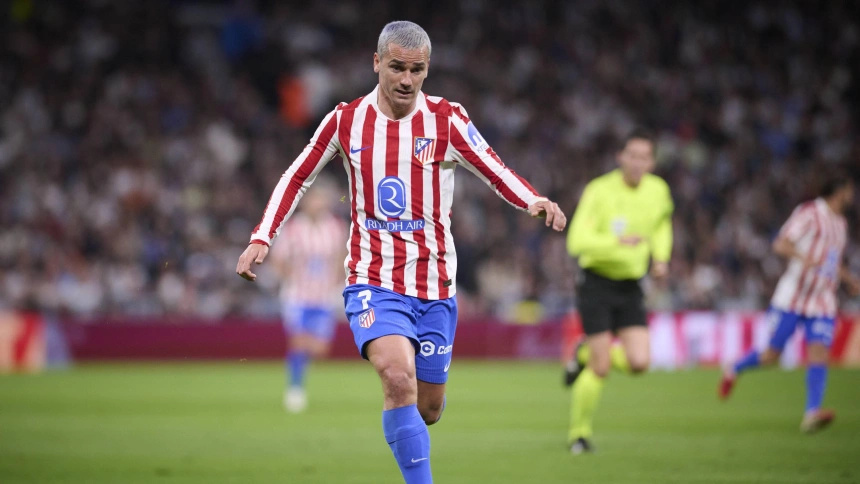 Antoine Griezmann, durante el Real Madrid-Atlético