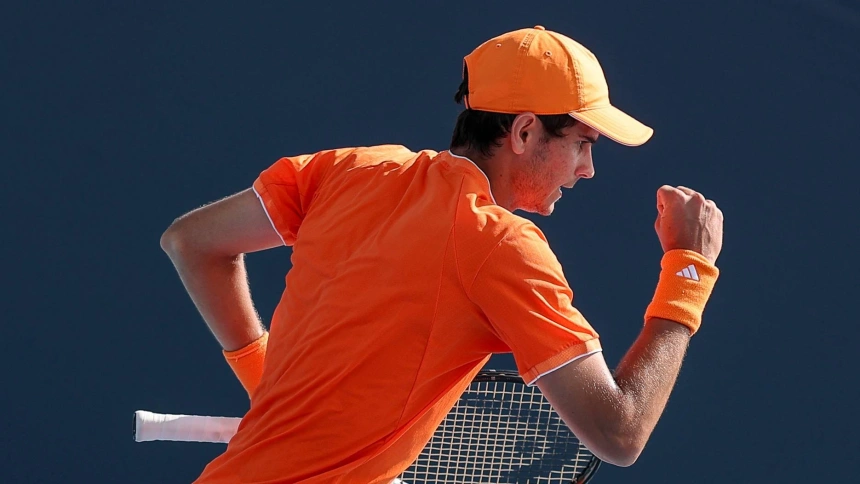Rafa Jódar, durante un torneo