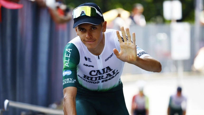 Jaume Guardeño, ciclista del equipo Caja Rural-Seguros RGA.