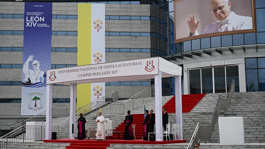 El Papa León XIV en la Universidad Nacional de Malabo (Guinea Ecuatorial)