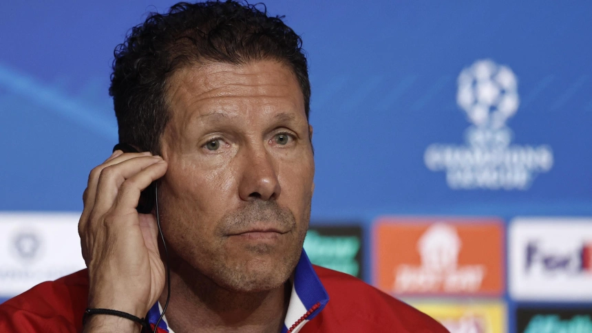 Diego Pablo Simeone, en rueda de prensa