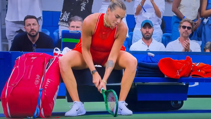 La desesperación de Sabalenka durante su derrota en la final del US ...