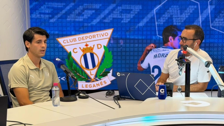 Álvaro Morata y Juanma Castaño, en El Partidazo de COPE