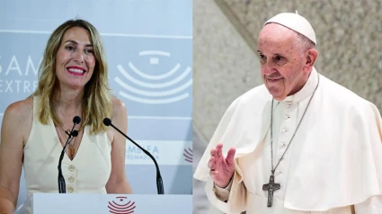 María Guardiola y el papa Francisco