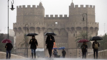 Temporal de lluvias en Valencia