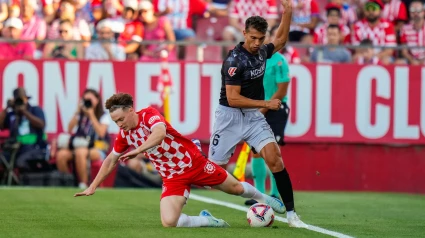 Viktor Tsygankov durante el Girona - Osasuna