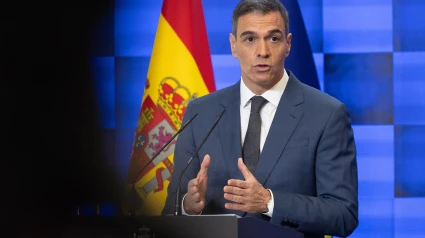 Pedro Sánchez en el Complejo de la Moncloa