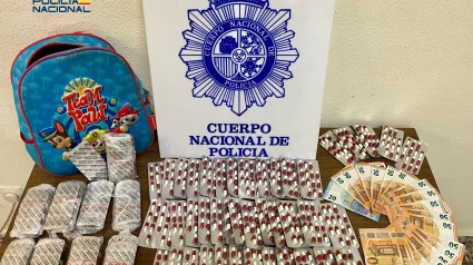 Pastillas incautadas por la Policía