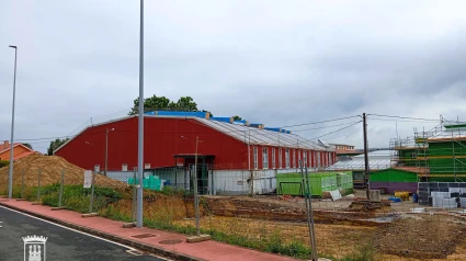 Las obras han dado comienzo en el pabellón polideportivo de Ares