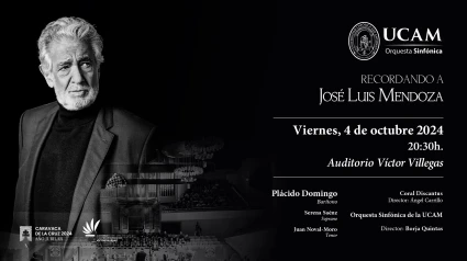 Gala lírica de la UCAM en recordando a 'José Luis Mendoza'