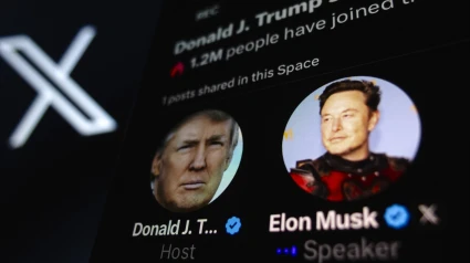 El expresidente de EEUU, Donald Trump, charla con el propietario de X, Elon Musk, en un directo en la plataforma