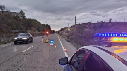 Acceso a Huesca en carretera de Barbastro