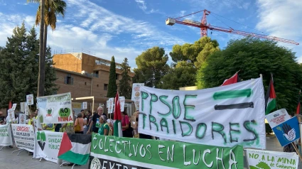 Manifestación con motivo del Día de Extremadura