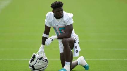 Tyreek Hill, receptor de los Miami Dolphins.