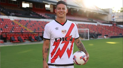 James Rodríguez, jugador del Rayo Vallecano