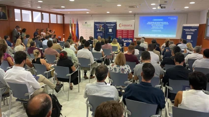 Un momento del acto de presentación incentivos Andalucía TRADE.