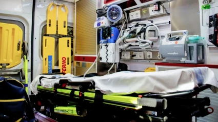 Interior de una ambulancia