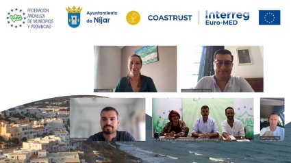 Reunión telemática en el marco del proyecto europeo Coastrust de la FAMP