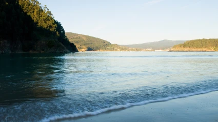 Foto de archivo de la playa de Vilarrube, en Valdoviño