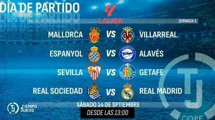 Previa Tiempo de Juego jornada cinco Primera División.