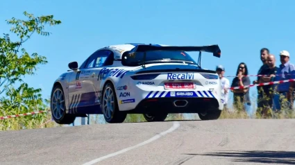 Jorge Cagiao y Javier Martínez en la carrera manchega este sábado