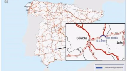 Tramo de obras de rehabilitación y mejora del firme en la autovía A-4, entre los puntos kilométricos 347,550 y 374, en la provincia de Córdoba.
POLITICA ANDALUCÍA ESPAÑA EUROPA CÓRDOBA
MINISTERIO DE TRANSPORTES Y MOVILIDAD SOSTENIBLE