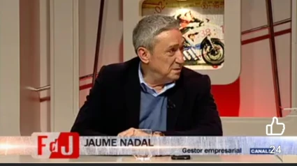 Jaume Nadal en una imagen de archivo de un programa de "Fora de Joc"