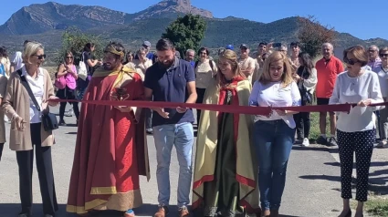 Inauguración del sendero del Santo Grial