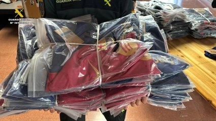 La Guardia Civil asesta en Logroño un nuevo golpe a la venta de ropa falsificada