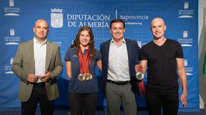 MEDALLISTAS PARALÍMPICOS ALMERIENSES EN DIPUTACIÓN