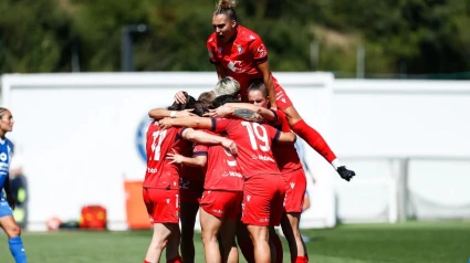 Celebración de Osasuna Femenino