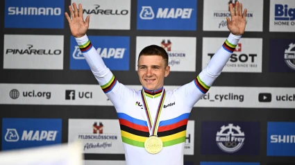 Remco Evenepoel lleva tres oros esta temporada y busca el cuarto.