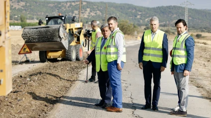 El consejero Miguel Ángel García ha visitado los trabajos