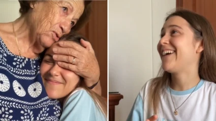 Sara se encontró con una gran sorpresa por parte  de su abuela