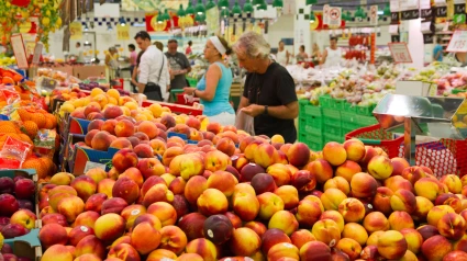 Imagen de archivo de una frutería