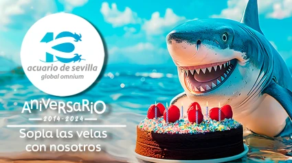 Cartel aniversario Acuario Sevilla